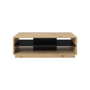 Mattschwarz und Holzoptik