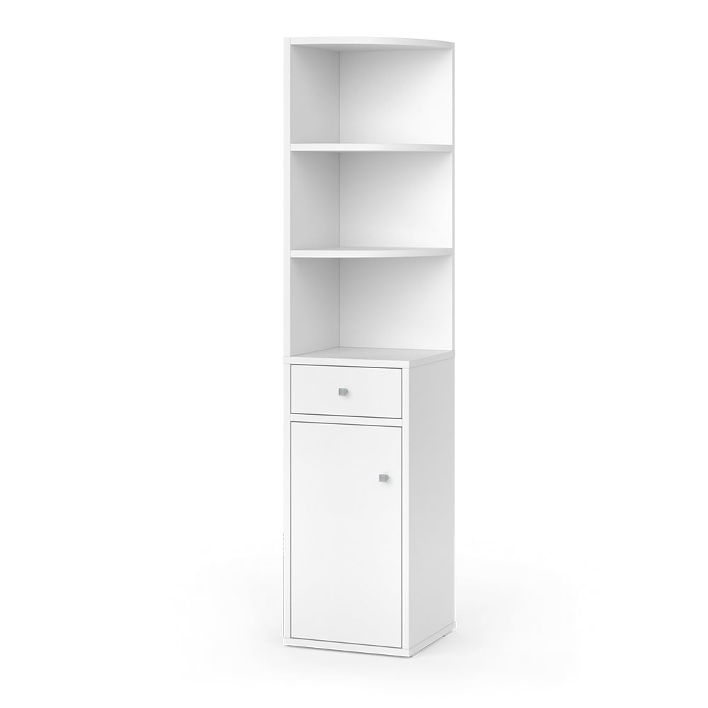 wohnli-moebel-suche-M24175012 Wohnli Möbelsuche - Eckregal mit Tür und Schublade
