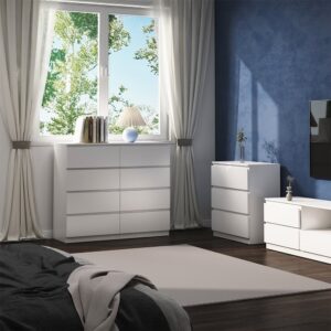 39x102x120cm Spanplatte Weiß Vicco Möbel Schlafzimmermöbel Kommoden