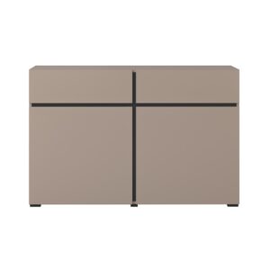 119x78x40cm Spanplatte Taupe Petits meubles Möbel Esszimmermöbel Sideboards, Highboards & niedrige Anrichten