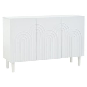 wohnli-moebel-suche-M24176550 Wohnli Möbelsuche - Weißes Sideboard mit geschnitzten Türen und Bogenmotiven