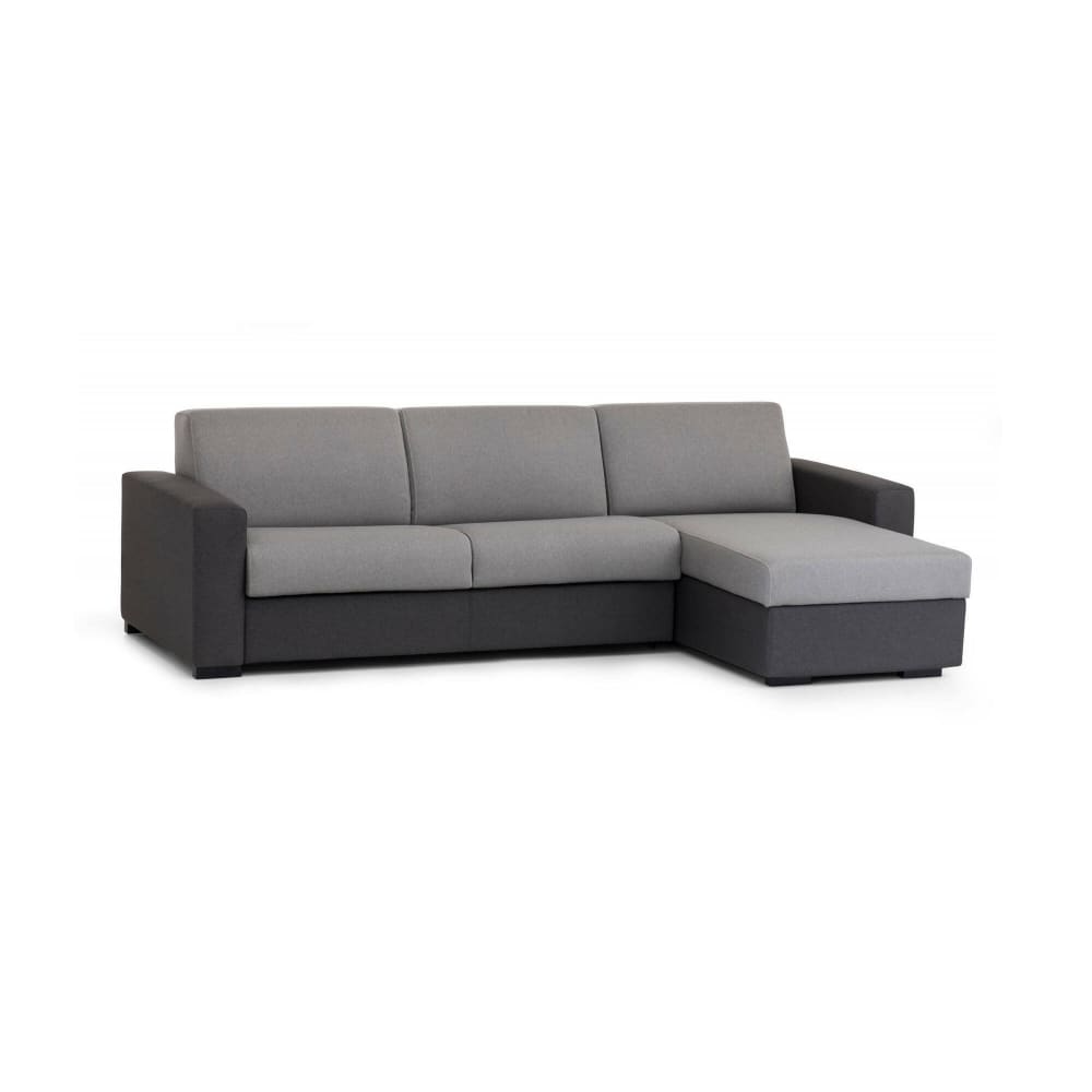 wohnli-moebel-suche-M24176678 Wohnli Möbelsuche - Festes Sofa mit Halbinsel aus grauem Stoff