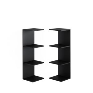 Wohnli Möbelsuche - Wandregal 2er Set Schwarz 30x95cm