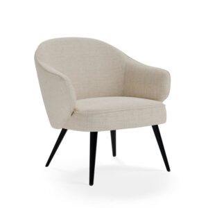 wohnli-moebel-suche-M24179331 Wohnli Möbelsuche - Sessel mit geschwungenem Design gepolstert mit schwarzen Beinen beige