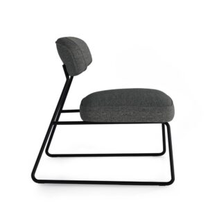 gepolstert dunkelgrau