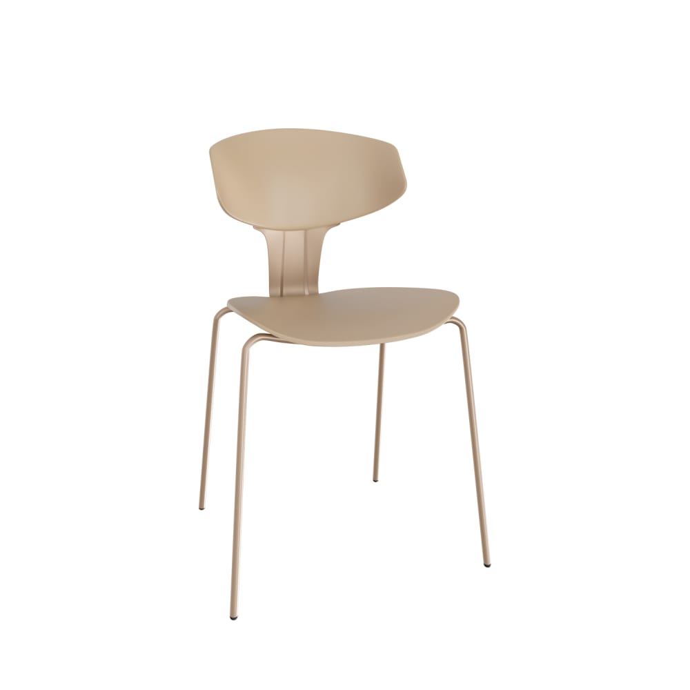wohnli-moebel-suche-M24179411 Wohnli Möbelsuche - Moderner Stuhl aus Polypropylen in Beige.