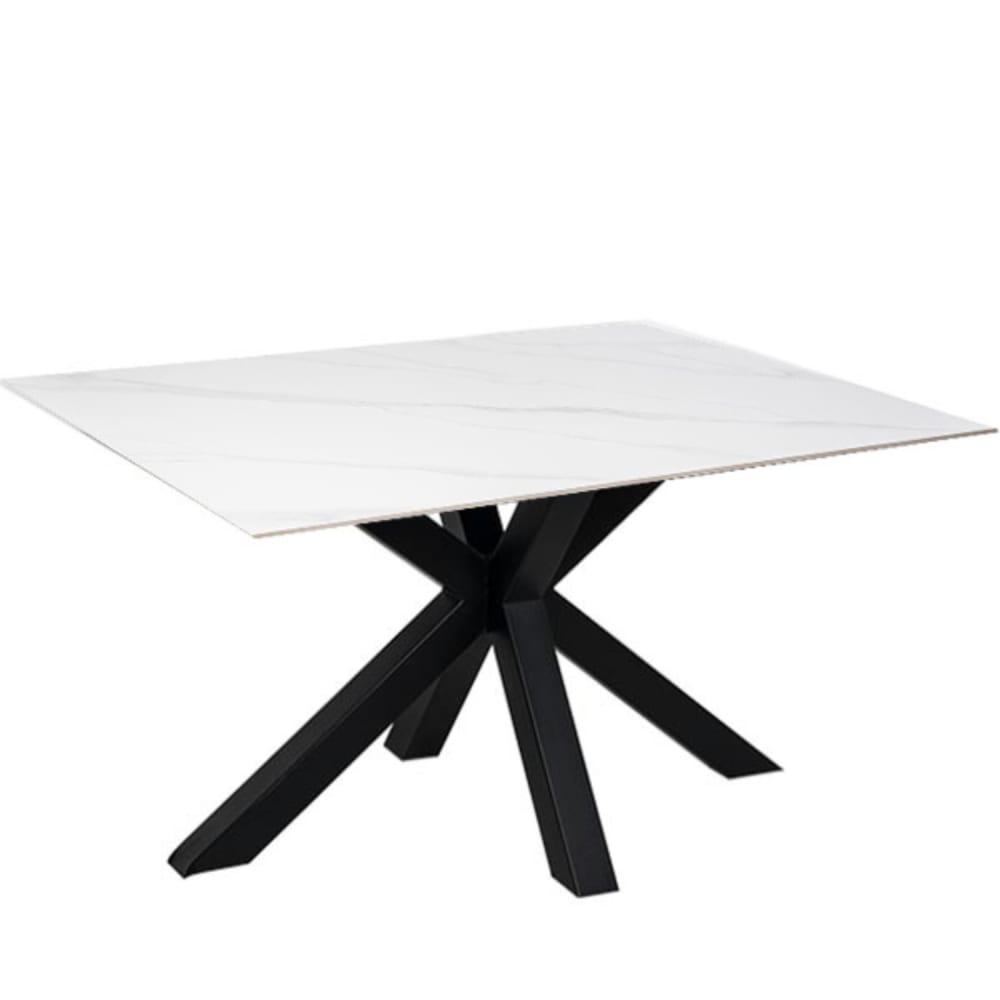 wohnli-moebel-suche-M24179447 Wohnli Möbelsuche - Esstisch aus Keramik 160 cm mit schwarzen Beinen