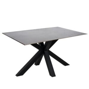 wohnli-moebel-suche-M24179462 Wohnli Möbelsuche - Esstisch aus Keramik 160 cm mit schwarzen Beinen