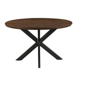 wohnli-moebel-suche-M24179523 Wohnli Möbelsuche - Runder Esstisch 4 Personen 120 cm massivem braunem Holz