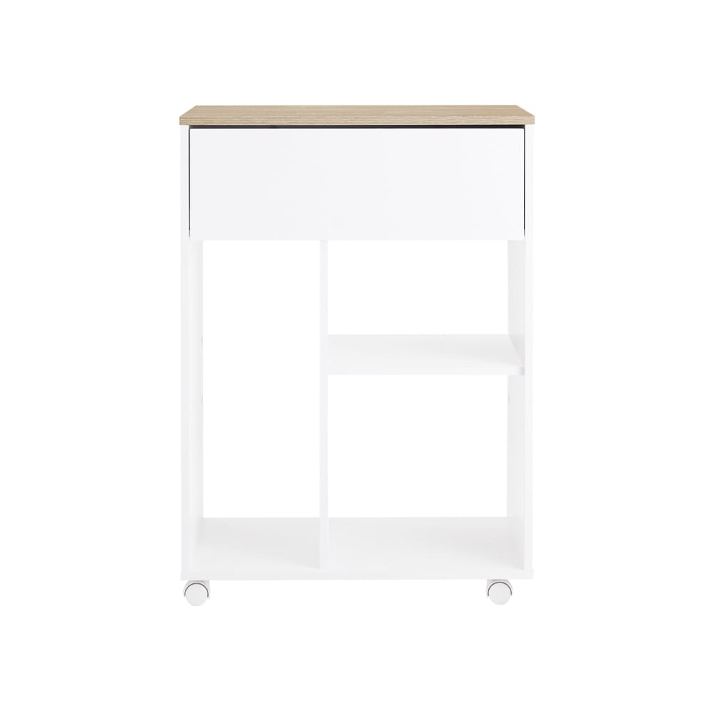 wohnli-moebel-suche-M24180152 Wohnli Möbelsuche - Druckertisch mit Rollen Druckerschrank Aktenschrank aus PB(E1) Weiß
