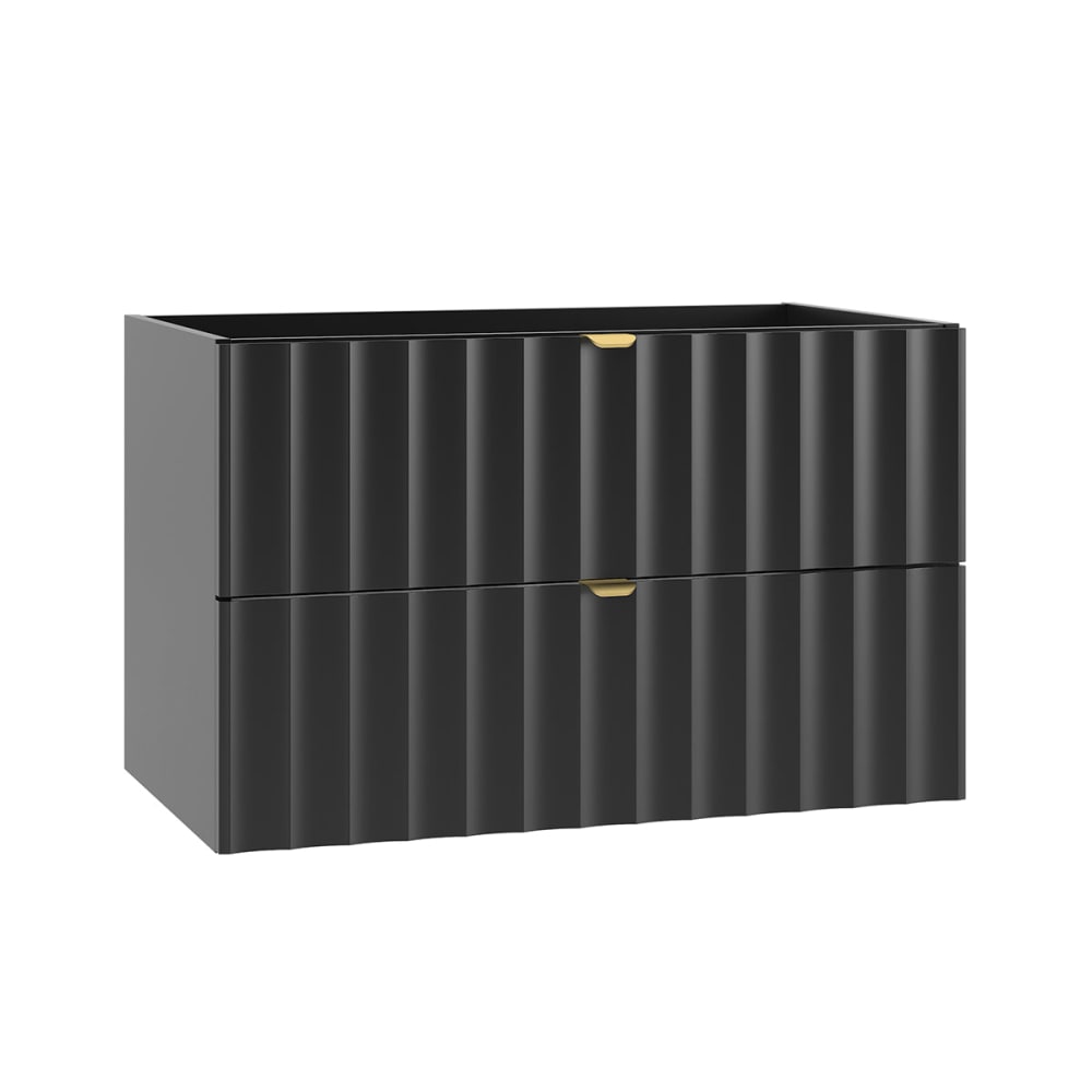 wohnli-moebel-suche-M24181110 Wohnli Möbelsuche - Waschtischunterschrank 80cm Melamin Schwarz