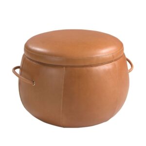 wohnli-moebel-suche-M24181212 Wohnli Möbelsuche - Pouf aus Leder in Camel