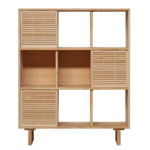 wohnli-moebel-suche-M24181448 Wohnli Möbelsuche - Kleines Bücherregal aus massivem Kiefernholz 98 cm Lackiert