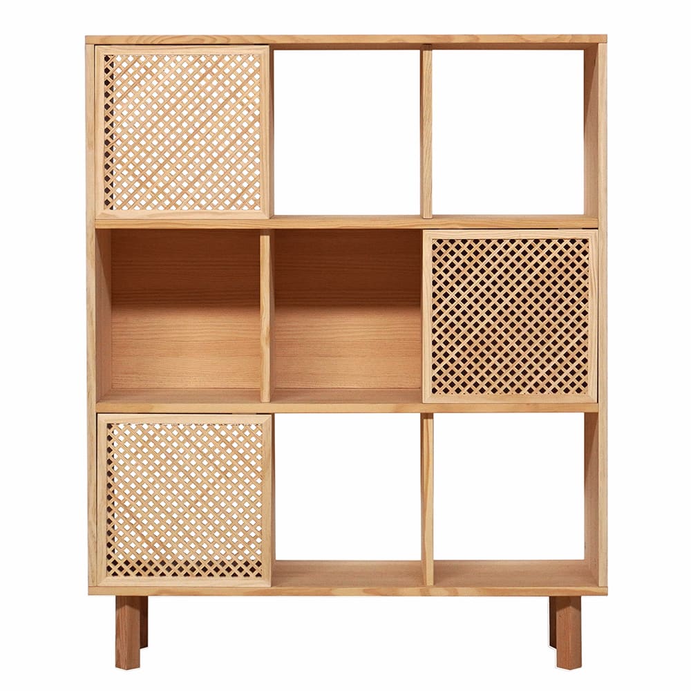 Wohnli Möbelsuche - Kleines Massivholzregal in Naturholz 98 cm Lackiert
