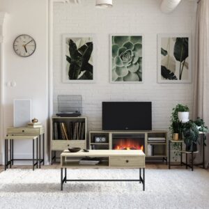 Couchtisch mit 1 Schublade in Holzoptik 50x45x102cm Holz Braun Dorel Home Möbel Wohnzimmermöbel Couchtische