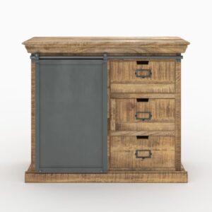 160x85x40cm Holz Braun Rendez-Vous Déco Möbel Esszimmermöbel Sideboards, Highboards & niedrige Anrichten