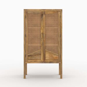 Kommode und Schrank aus Mango-Holz 100x180x50cm Holz Braun Maison Pavane Möbel Schlafzimmermöbel Schränke