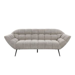 Wohnli Möbelsuche - Sofa aus Polyester in Grau. Größe 221x85x86cm