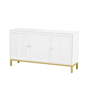 Wohnli Möbelsuche - Hohes Sideboard mit Holzoptik und Schwarzen Schubladen mit LED