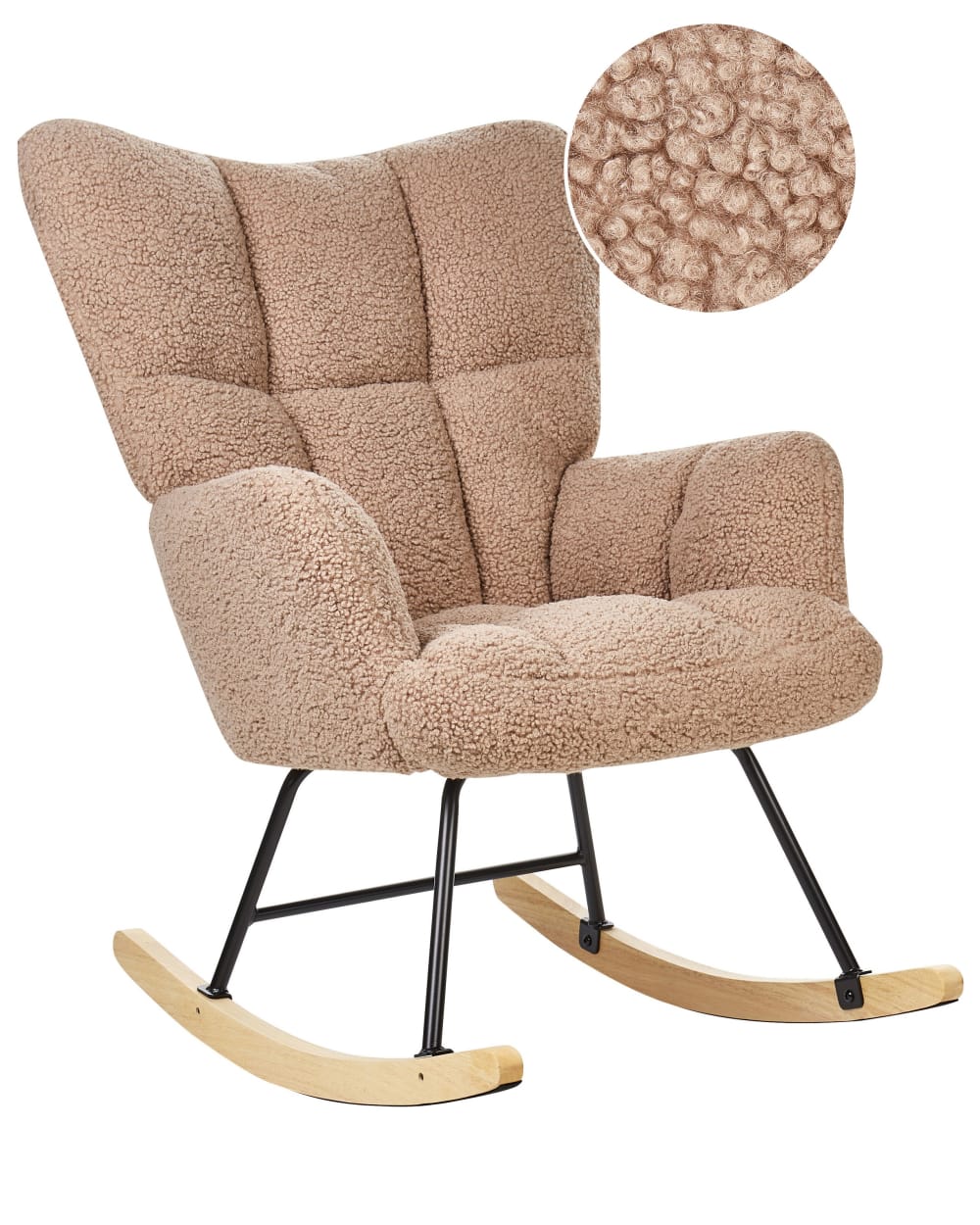 wohnli-moebel-suche-M25001082 Wohnli Möbelsuche - Schaukelsessel aus Bouclé 104cm