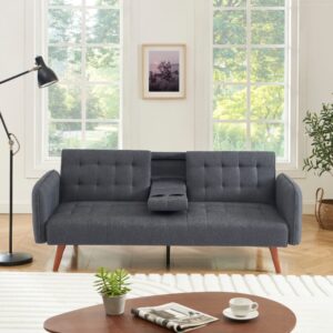181x37x97cm Holz Grau Concept Usine Sofas und Sessel Sofas Schlafsofas