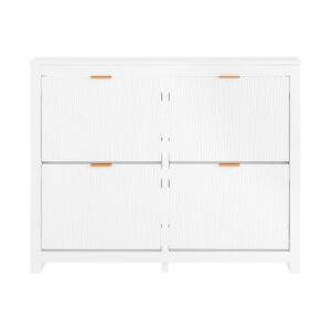 wohnli-moebel-suche-M25002695 Wohnli Möbelsuche - Schuhkipper Schuhschrank Schuhkommode Schuhablage aus MDF(E1) Weiß