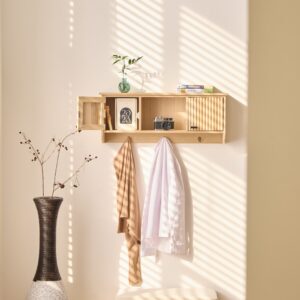 18x31x78cm Holz Braun Nordlys Möbel Schlafzimmermöbel Kleiderständer