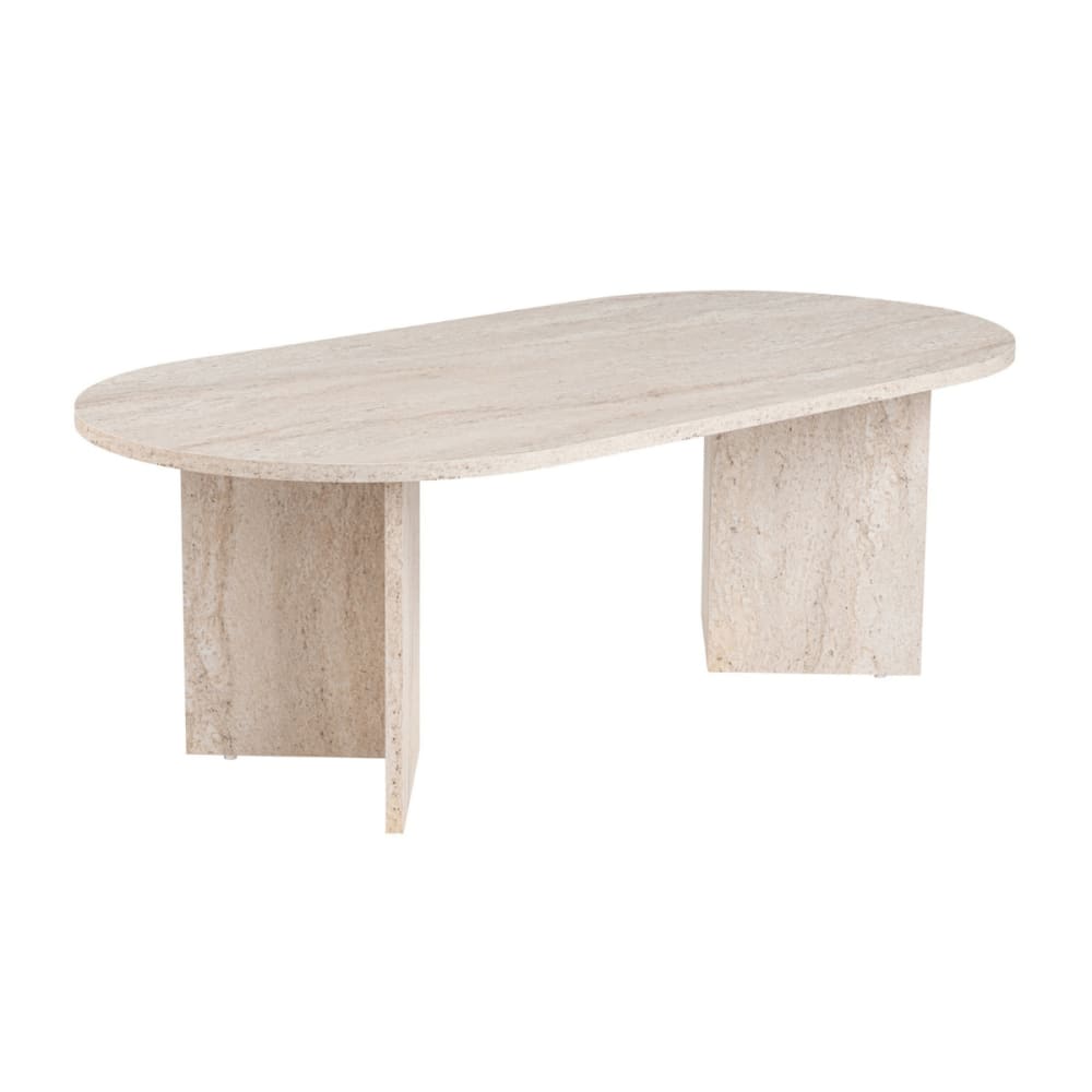 wohnli-moebel-suche-M25003087 Wohnli Möbelsuche - Couchtisch Ovaler L119 cm - Travertindekor