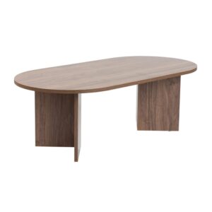 wohnli-moebel-suche-M25003089 Wohnli Möbelsuche - Couchtisch Ovaler L119 cm - Nussbaumdekor