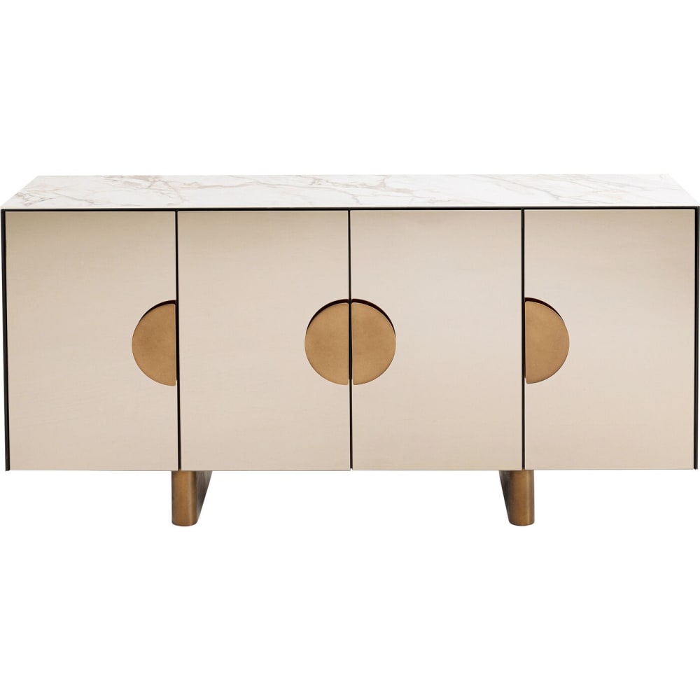 wohnli-moebel-suche-M25003830 Wohnli Möbelsuche - Sideboard mit 4 Türen aus Glas und Steingut