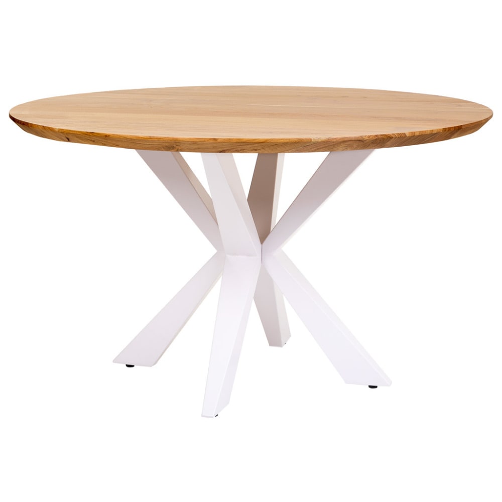 wohnli-moebel-suche-M25004784 Wohnli Möbelsuche - Esstisch mit Schweizer Kante und Spinnenbein aus Holz D130x77h cm