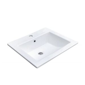 wohnli-moebel-suche-M25004847 Wohnli Möbelsuche - Rechteckiges Einbauwaschbecken aus weißer Keramik 50x43cm