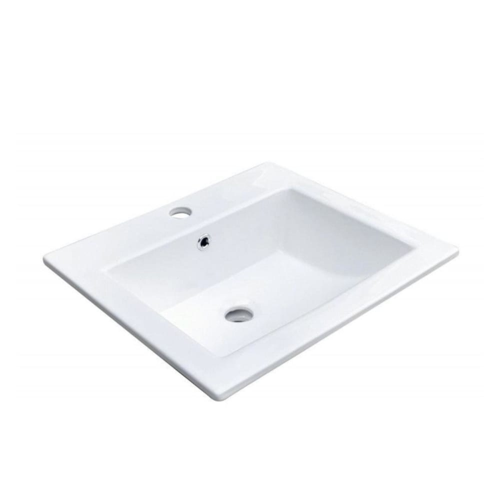 wohnli-moebel-suche-M25004847 Wohnli Möbelsuche - Rechteckiges Einbauwaschbecken aus weißer Keramik 50x43cm