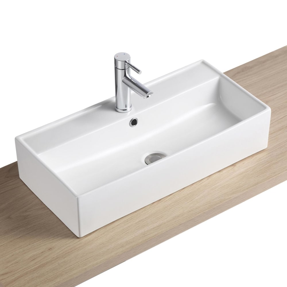 wohnli-moebel-suche-M25004849 Wohnli Möbelsuche - 65x31cm rechteckiges Aufsatzwaschbecken aus weißer Keramik