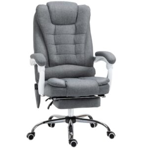 wohnli-moebel-suche-M25005317 Wohnli Möbelsuche - Fauteuil de bureau direction massant chauffant inclinable tissu gris