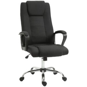 Wohnli Möbelsuche - Fauteuil de bureau manager ergonomique réglable tissu noir