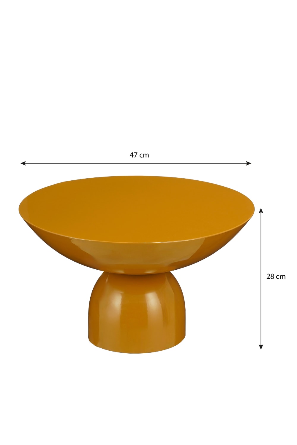Beistelltisch Celise Braun Eisen H28xB47xL47cm 47x28x47cm Stahl Braun Mica Decorations Möbel Wohnzimmermöbel Couchtische