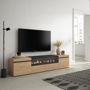 200x45x35cm Spanplatte Beige Skraut home Möbel Wohnzimmermöbel TV-Möbel