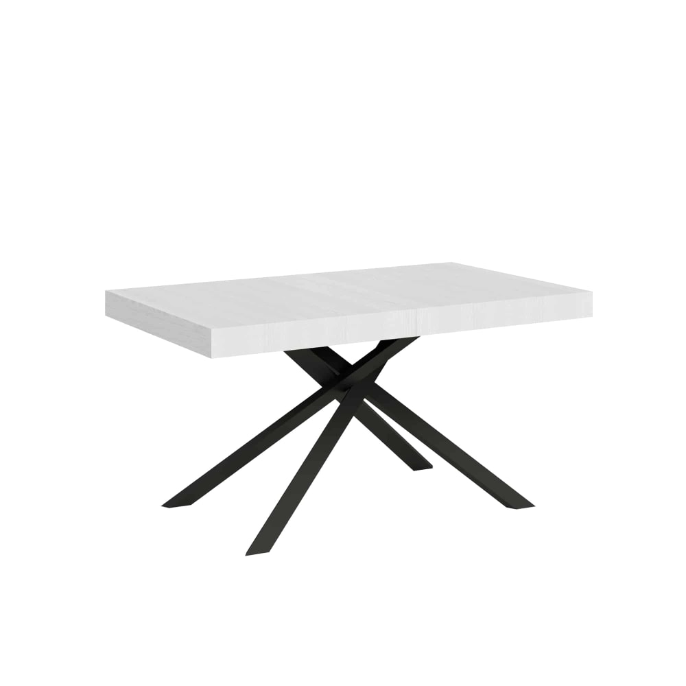 wohnli-moebel-suche-M25008307 Wohnli Möbelsuche - Ausziehtisch 80x140/224 cm Esche weiß