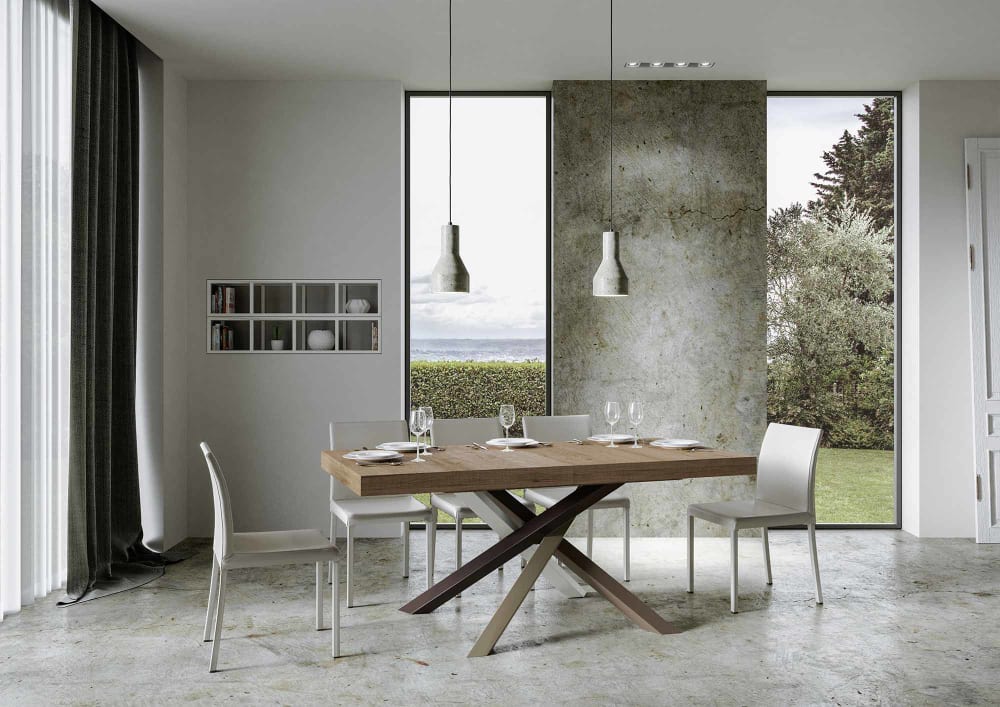 wohnli-moebel-suche-M25008326-1 Ausziehtisch 90x180/440 cm Eiche Natur 180x77x90cm Spanplatte Braun Itamoby Möbel Esszimmermöbel Esstische