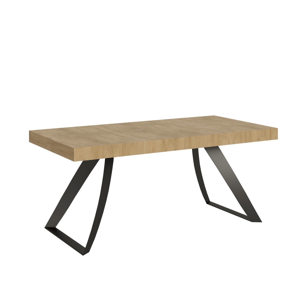 Wohnli Möbelsuche - Ausziehtisch 90x180/440 cm in Holzoptik Eiche Natur