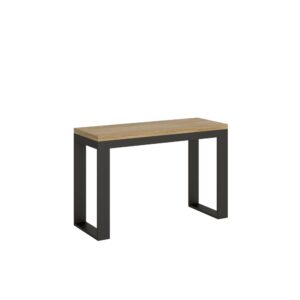 wohnli-moebel-suche-M25008359 Wohnli Möbelsuche - Ausziehtisch 120/200x45/90 cm in Holzoptik Eiche Natur