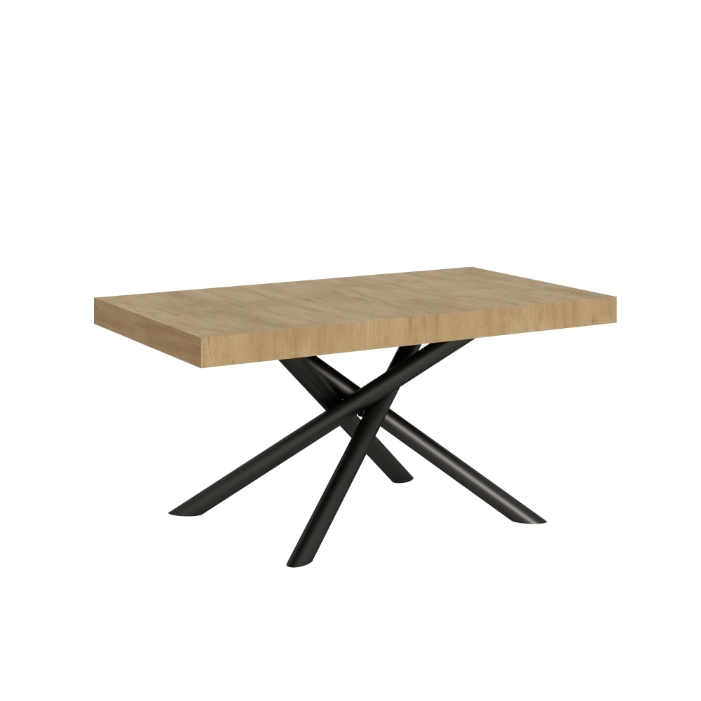 Wohnli Möbelsuche - Ausziehtisch 90x160/420 cm in Holzoptik Eiche Natur