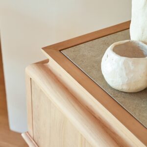 124x105x47cm Holz Beige Tikamoon Möbel Esszimmermöbel Sideboards, Highboards & niedrige Anrichten