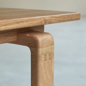 Sitzbank aus massiver Eiche 160x45x40cm Holz Beige Tikamoon Möbel Esszimmermöbel Stühle
