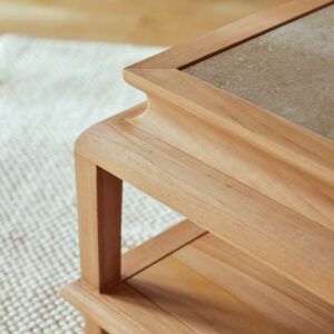 116x40x79cm Holz Beige Tikamoon Möbel Wohnzimmermöbel Couchtische