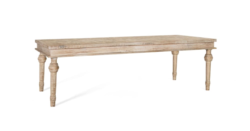 Esstisch aus massivem Mangoholz 200cm 200x76x100cm Holz Braun GINER Y COLOMER Möbel Esszimmermöbel Esstische