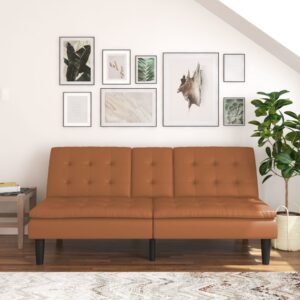 191x81x91cm Polyester Braun Dorel Home Sofas und Sessel Sofas Schlafsofas