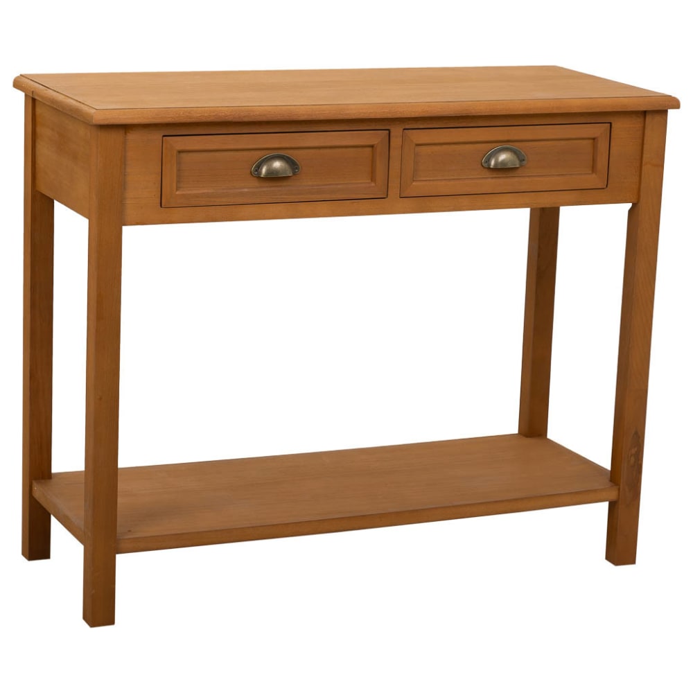wohnli-moebel-suche-M25009459 Wohnli Möbelsuche - Konsole aus Holz mit 2 Schubladen und 1 Regal