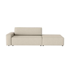 Wohnli Möbelsuche - Ecksofa aus Bouclé-Stoff 2-Sitzer